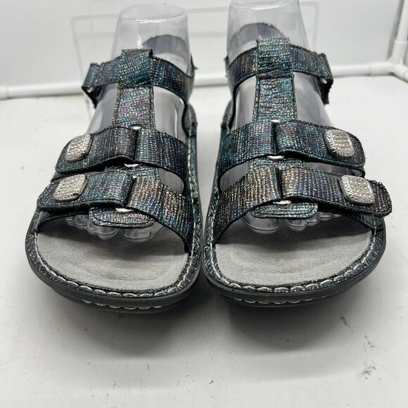 Alegria Sandals Womens 39 Kleo Slingback Black Leather US 9 Kle 292 - Picture 4 of 8